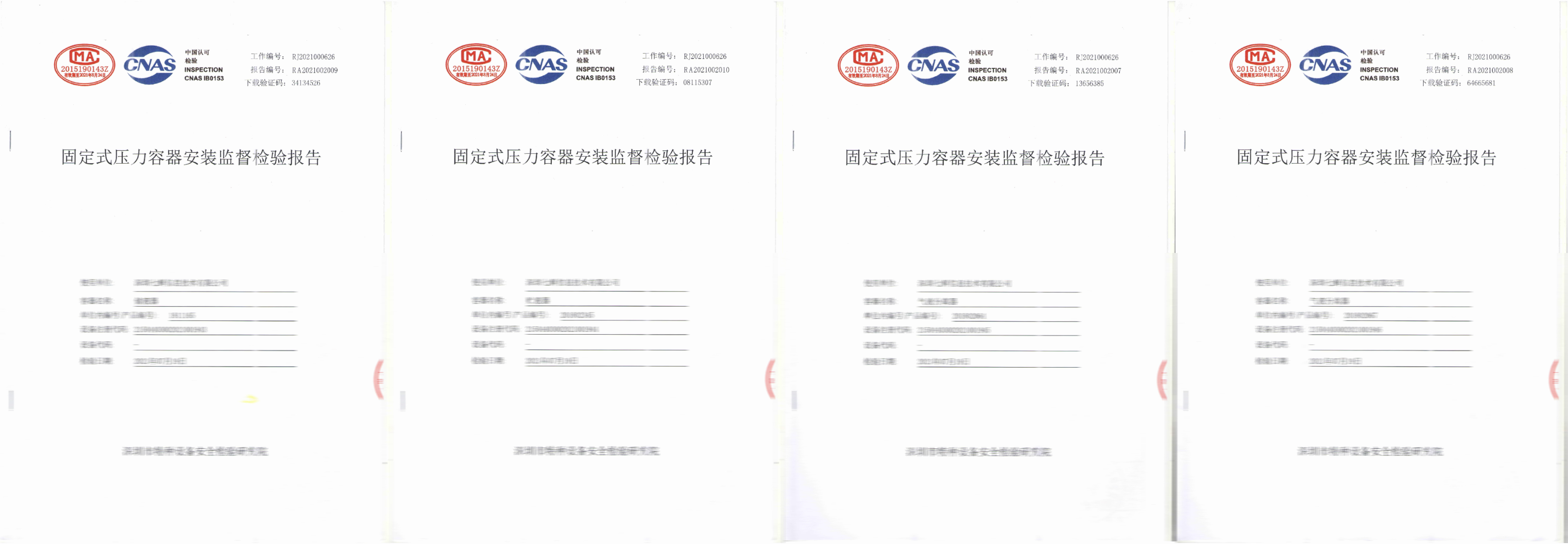 特種設(shè)備檢驗(yàn)報(bào)告